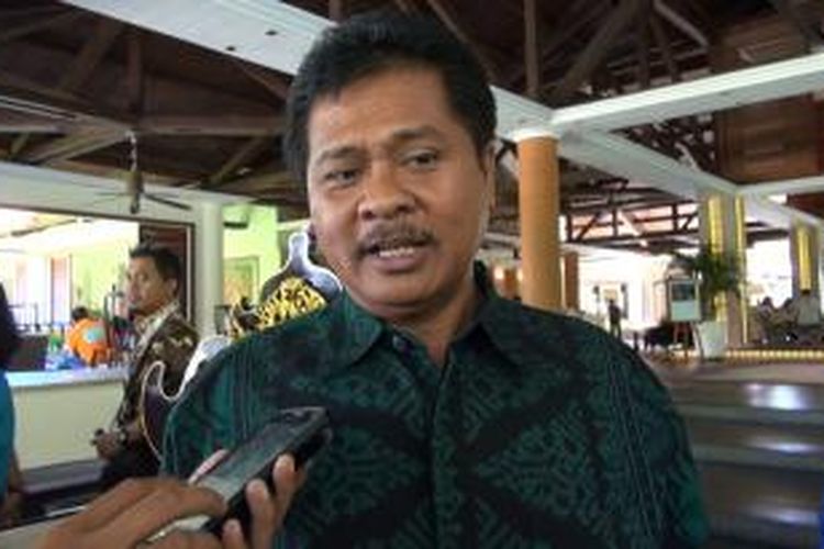 Wakil Gubernur Bali, I Ketut Sudikerta usai menghadiri acara Forum ASEAN Next-Gen CSR, Nusa Dua, Bali