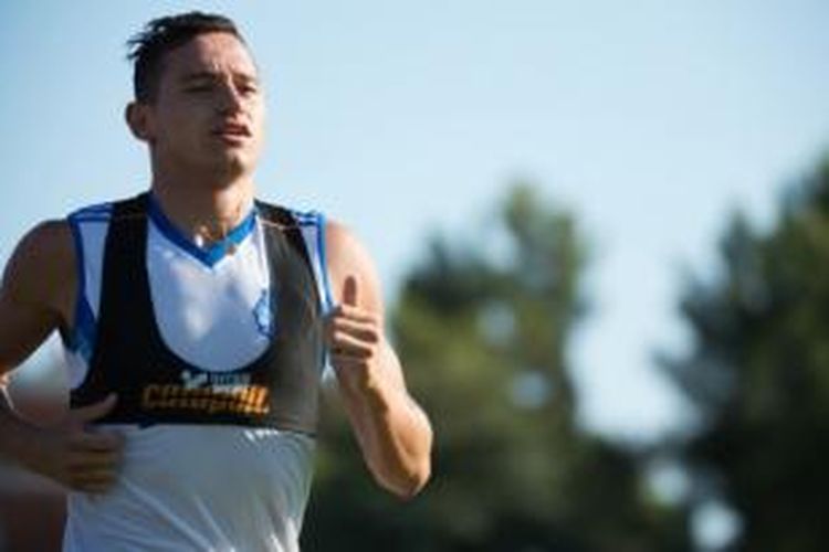 Gelandang Olympique Marseille, Florian Thauvin.