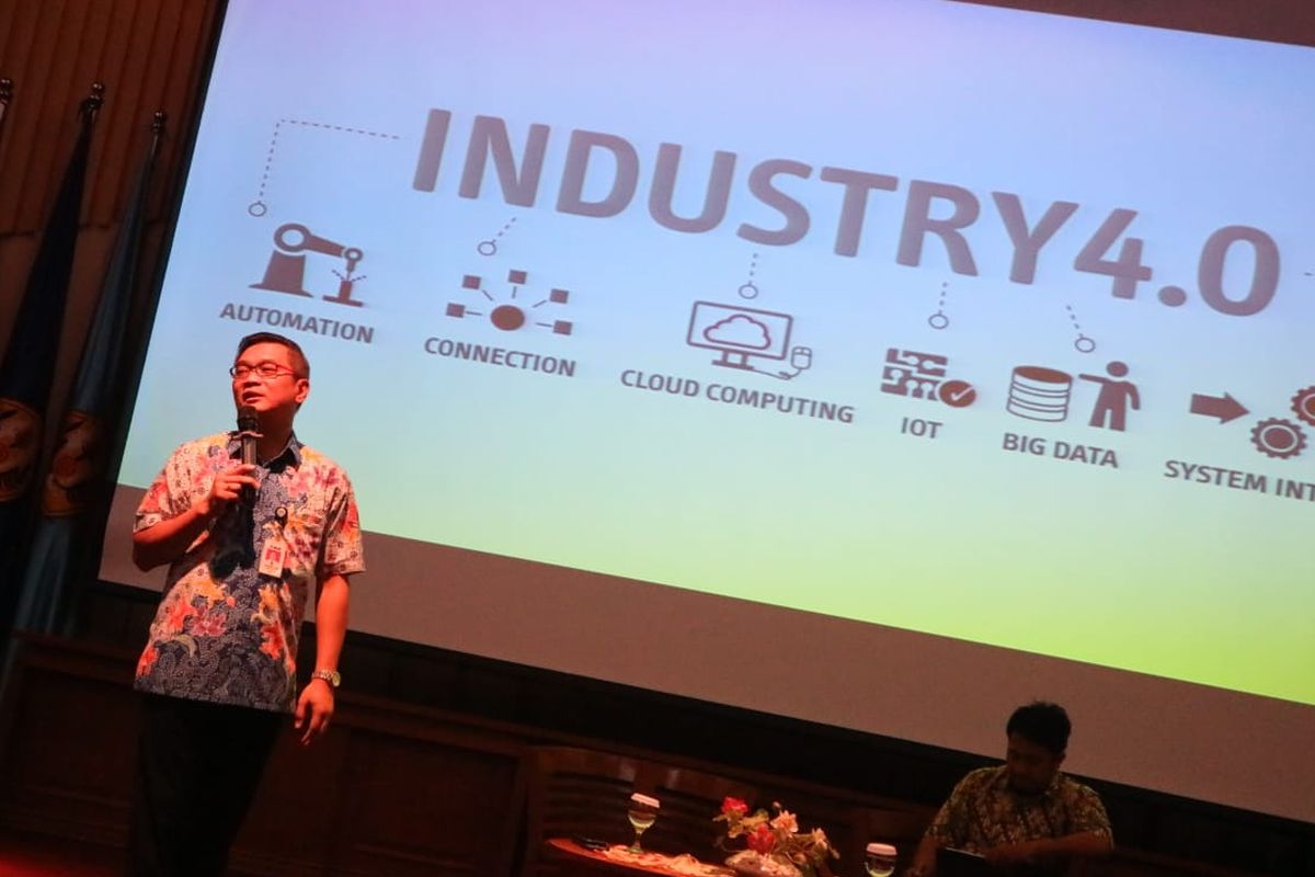 Executive Vice President Human Capital Management BCA Hendra Tanumihardja berbagi pengetahuan tentang sumber daya manusia (SDM) di era industri 4.0 di Universitas Padjadjaran (Unpad).