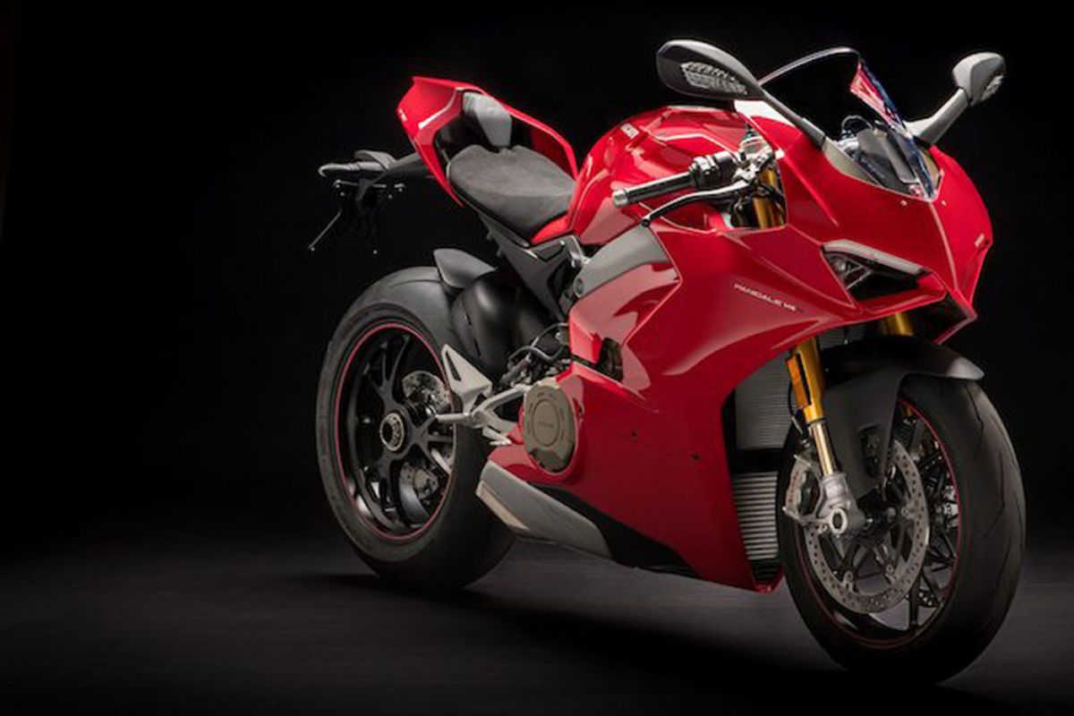 Ducati Panigale V4 di EICMA 2017.