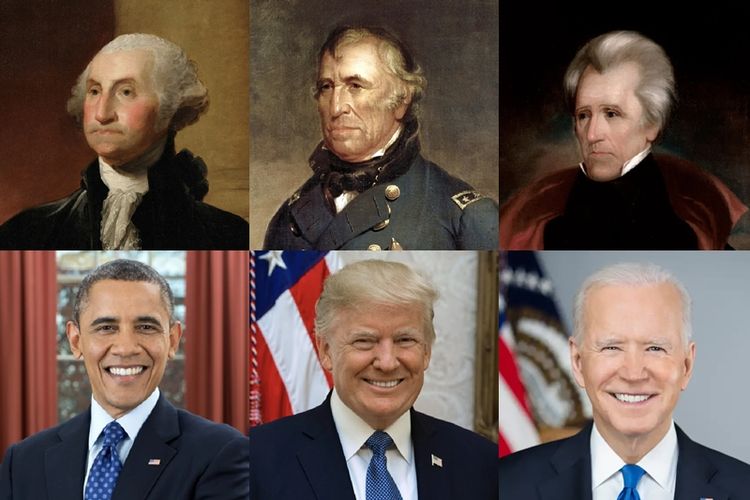 Daftar presiden Amerika Serikat.
