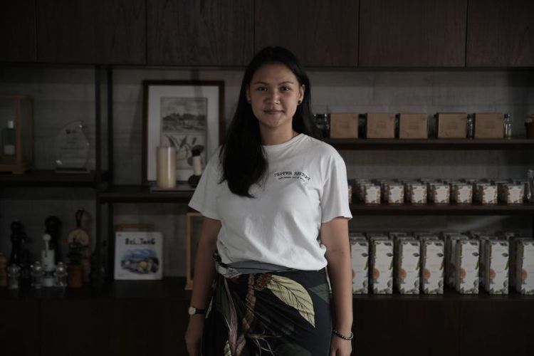 Yosefin mengembangkan produk berbahan dasar lada dengan merek Pepepr Secret.