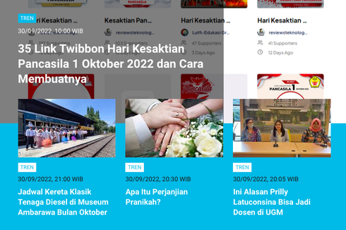 [POPULER TREN] 35 Twibbon Hari Kesaktian Pancasila 1 Oktober 2022