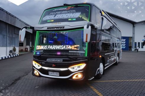 Karoseri Adiputro Luncuran Bus Baru Milik PO Sanjaya Putra