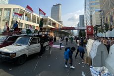 Demo di Depan Bawaslu Selesai, Massa Mahasiswa Tinggalkan Jalan MH Thamrin