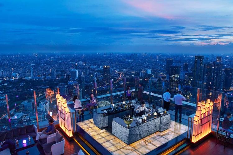 15 Restoran Dan Kafe Rooftop Di Jakarta Romantis Untuk Rayakan Valentine Day Halaman All Kompas Com