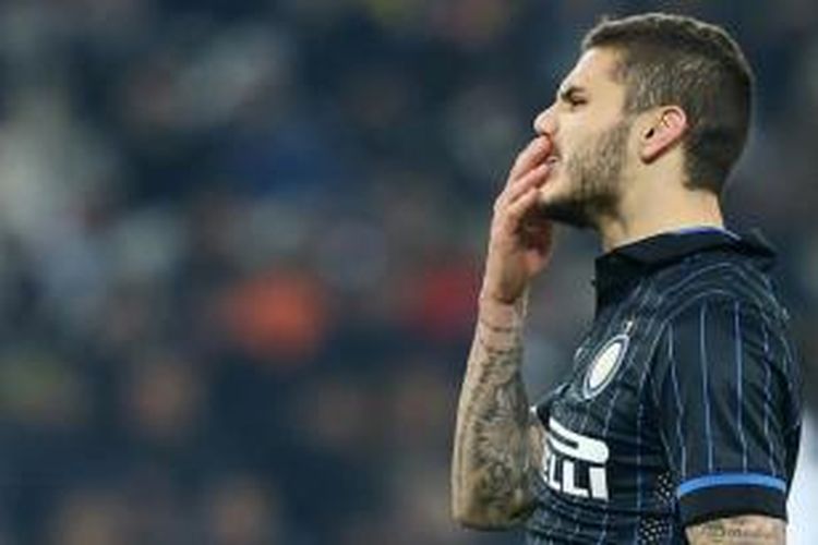 Striker Inter Milan, Mauro Icardi.