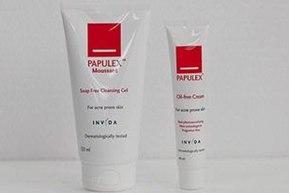 Produk perawatan kulit dermo-kosmetik asal Perancis, Papulex, mengklaim mampu mengatasi tiga penyebab timbulnya jerawat menggunakan gel pembersih bebas sabun serta krim untuk kulit berminyak dan kering.