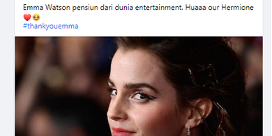 Hoaks Emma Watson mundur dari dunia akting