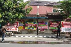 Puluhan Karangan Bunga untuk Jokowi-Ma'ruf Amin Terpajang di Solo