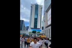 Gedung Pencakar Langit di China Tiba-tiba Goyang, Semua Orang Panik Berlarian