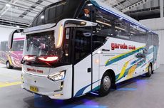 Bus Baru PO Garuda Mas, Pakai Bodi Laksana Legacy SR3 Neo XHD Prime