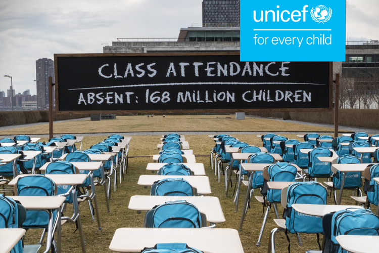 Catatan UNICEF terkait pendidikan selama pandemi Covid-19.
