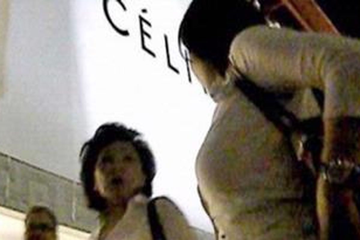 Foto wanita yang diduga Nunun Nurbaeti tengah berada di kawasan wisata belanja di Singapura. Foto ini dilansir situs berita www.Tempo.co, Rabu (23/11/2011). Sumber Tempo mengatakan, foto ini diambil beberapa bulan lalu.