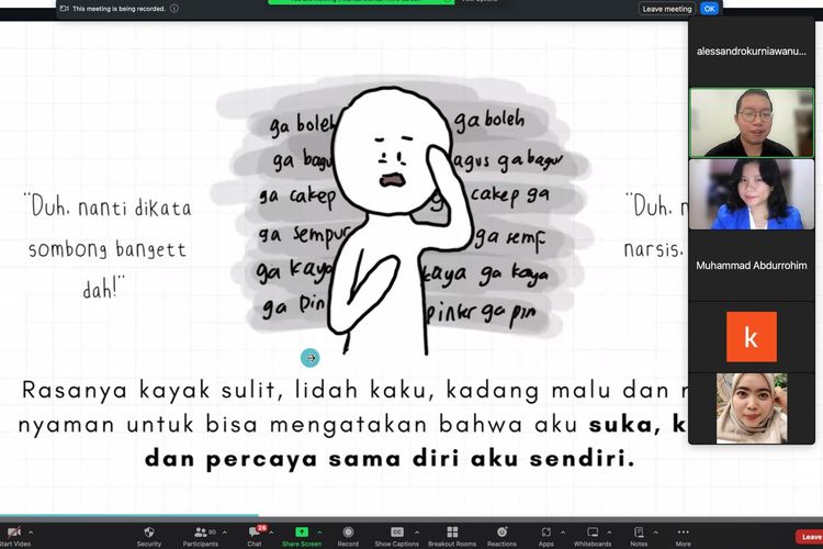 USNI adakan lomba Expression yang bertujuan menjaga kesehatan mental generasi muda.