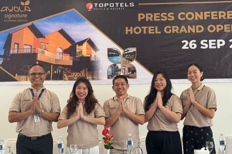 Konferensi pers Ayola Signature Ocarina Batam.