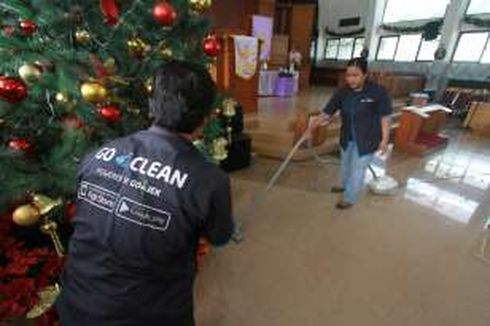 Beri Kenyamanan Saat Natal, Go-Clean Bersihkan 50 Gereja