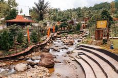 Pendopo Ciherang, Restoran Tepi Sungai dengan Penginapan 