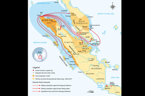 Wilayah Kekuasaan Kerajaan Aceh
