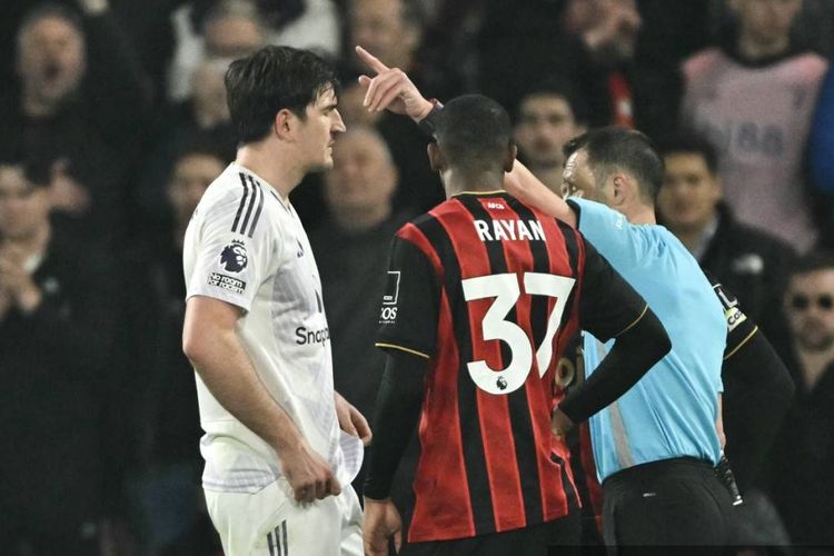 Maguire Kena Skorsing 1 Laga Usai Bournemouth Vs Man United