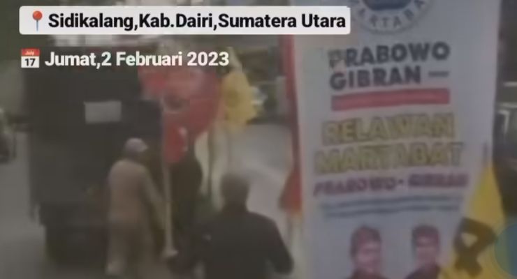Bawaslu Usut Aksi Oknum Satpol PP Dairi yang Cabuti Bendera PDI-P