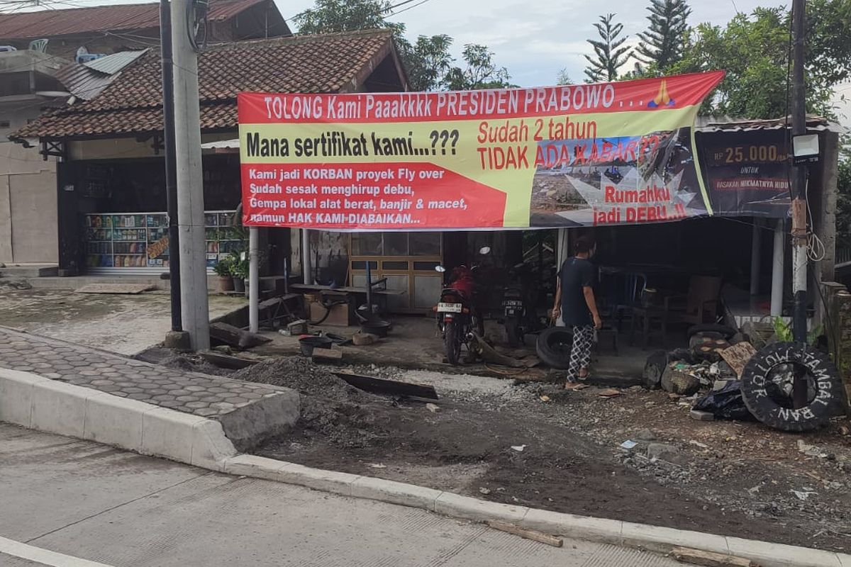 Belum Terima Sertifikat Tanah, Warga Terdampak Underpass-Flyover Canguk Magelang Layangkan Protes