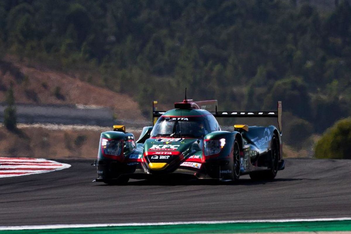 Sean Gelael dan JOTA #28 saat sesi latihan bebas pada seri kedua WEC 2021 di Portimao