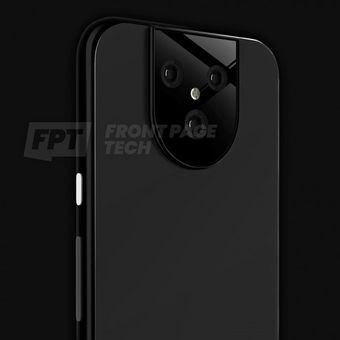 Render bagian belakang Pixel 5.