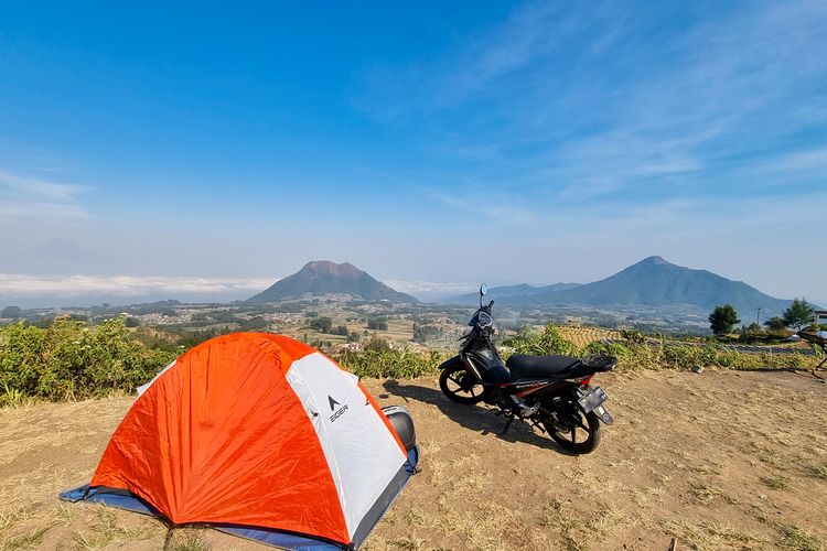 Wisata Merbabu 360 di Lereng Utara Gunung Merbabu, Jawa Tengah yang bisa untuk campervan atau motocamp.