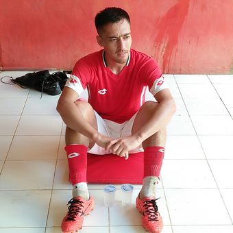 Pulatov usai mengikuti latihan bersama Semen Padang di Stadion H.  Agus Salim Padang,  Senin (14/1/2019)