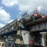 KA BBM Pertamina Anjlok di Jembatan Brantas Kota Malang