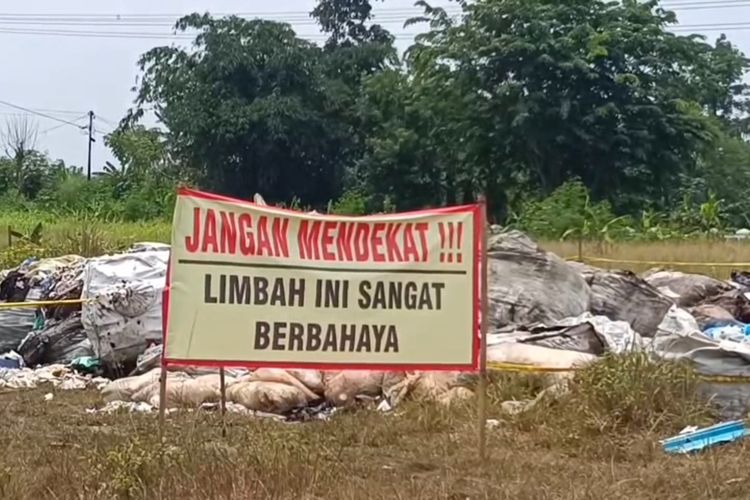 Polisi Selidiki Temuan Limbah Medis B3 di Permukiman Kota Serang