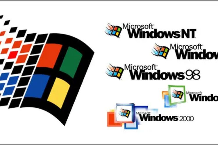 Logo Microsoft Era Windows NT 3.5 Sampai Windows 2000