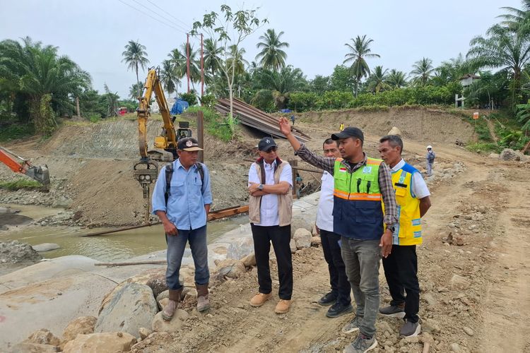 Satgas PRR Kawal Pemulihan Infrastruktur di Nagan Raya dan Bireuen