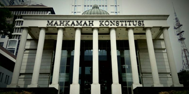 Gedung Mahkamah Konstitusi (MK), Jakarta Pusat, Selasa (10/10/2017).