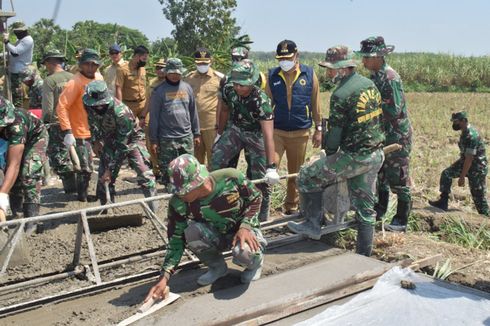 Tim Wasev PJO Monitor Kinerja Satgas TNI Manunggal Membangun Desa