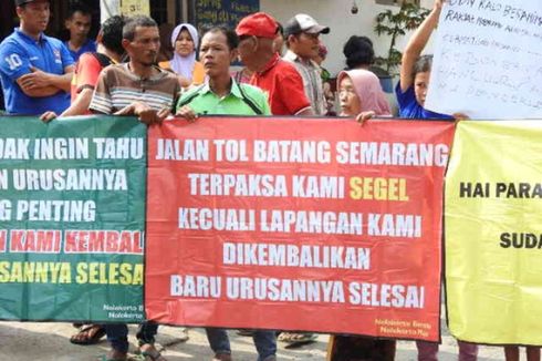 Warga Kendal Ancam Segel Jalan Tol Batang-Semarang