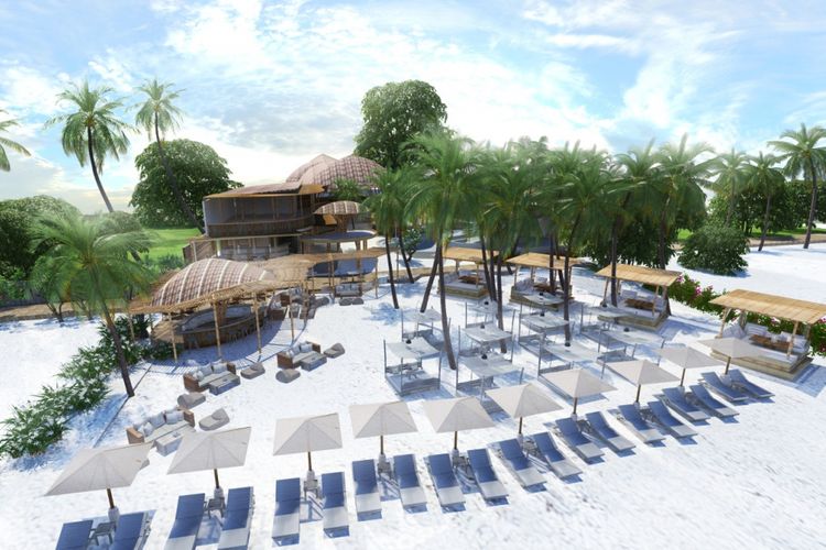 ARTOTEL Beach Club di Sanur, Bali. 