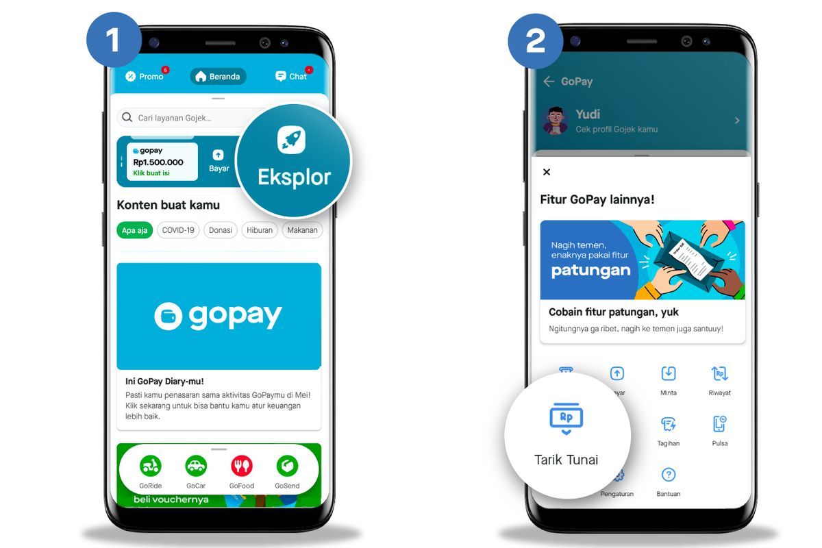 Gopay rilis aplikasi terpisah dari Gojek