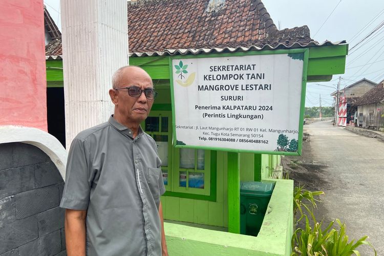 Perjuangan Sururi Hijaukan Pesisir Semarang, Estafet Mangrove ke Anak