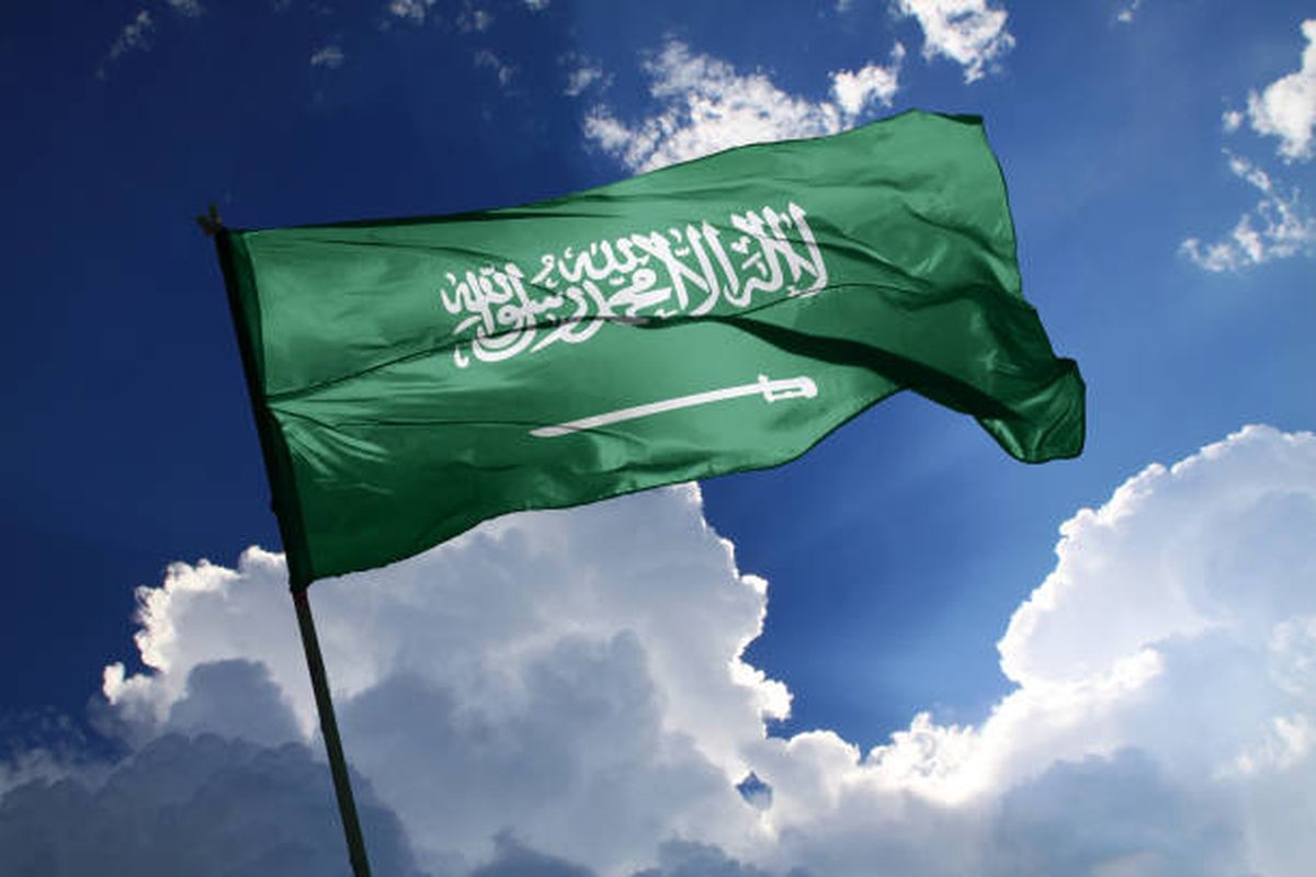 Ilustrasi bendera Arab Saudi, salah satu negara terkuat di dunia.