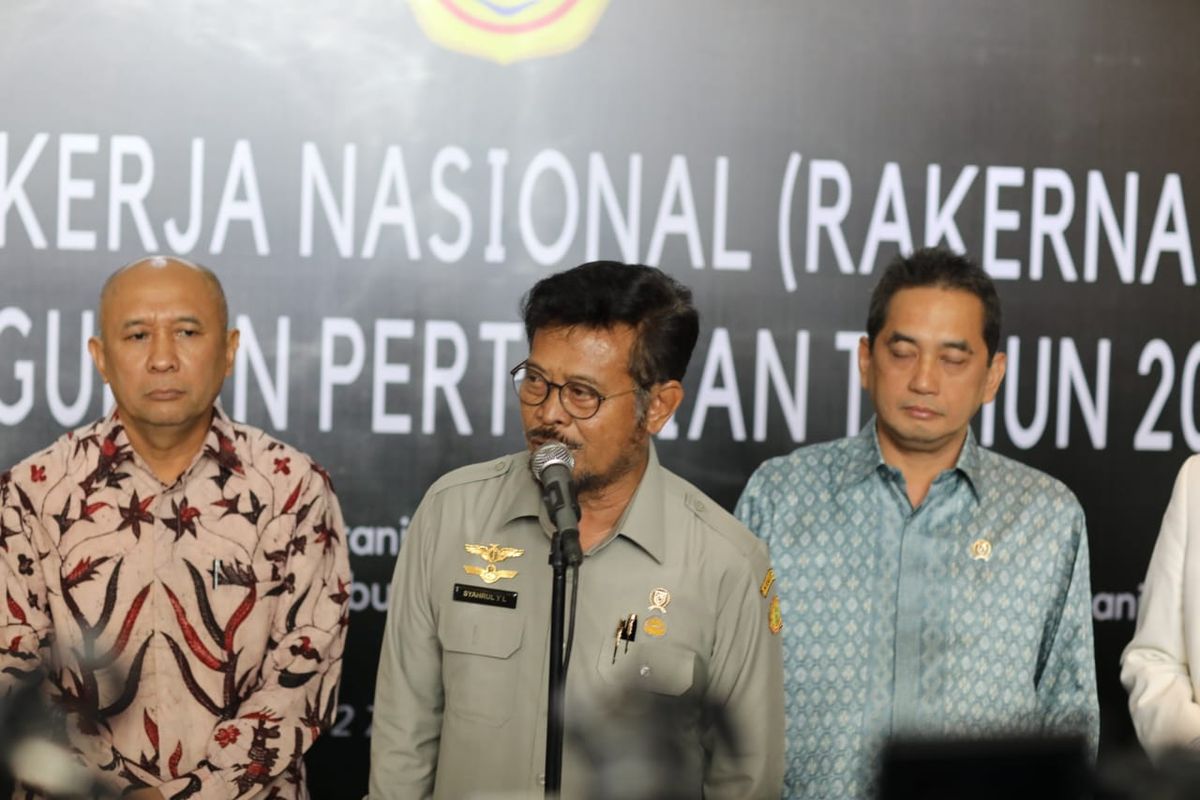 Kementerian Pertanian mengadakan Rapat Koordinasi Nasional, di Hotel Bidakara Jakarta, Senin (27/1/2020).