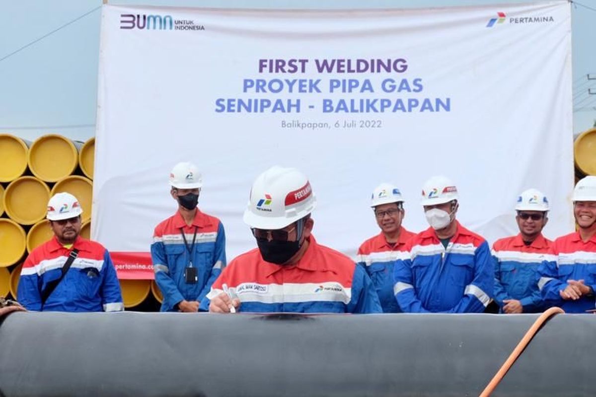 PT Perusahaan Gas Negara Tbk (PGN) dan PT Kilang Pertamina Internasional berkolaborasi dalam pengembangan proyek Pipa Gas Senipah-Balikpapan.
