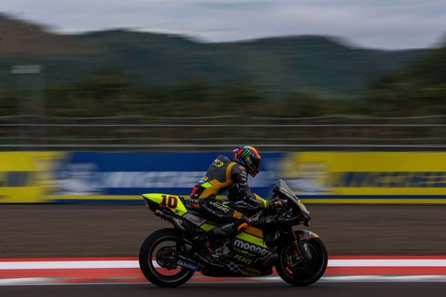 MotoGP Argentina: Luca Marini Serasa Tak Punya Apa-apa, Baju Balap pun Jamuran