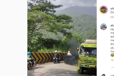 Video Viral Rombongan Motor Geber-geber Gas di Sitinjau Lauik, Dibalas Semburan Asap Truk