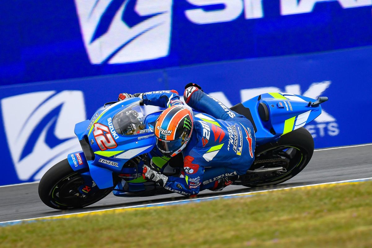 Alex Rins optimis bisa menempel para pebalap di barisan terdepan.