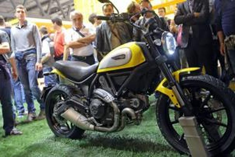 Ducati jadi sepeda motor paling digemari pengunjung pameran EICMA 2014.