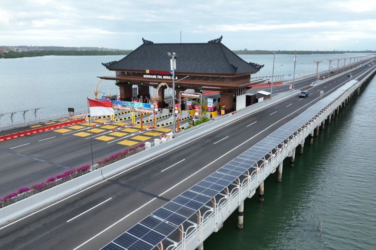 Ilustrasi jalan tol.