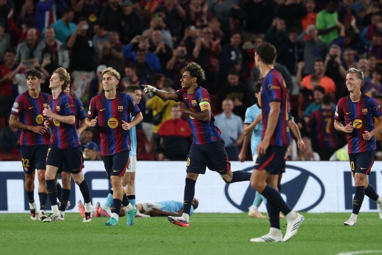 Lamine Yamal Jadi Kapten Termuda Barcelona, Lengkapi Malam Spesial dengan Gol