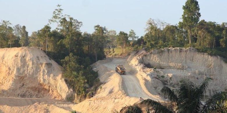 Lokasi proyek emas Pani di Pohuwato, Gorontalo